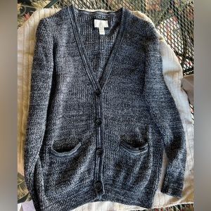Forever 21 black and white cardigan, medium